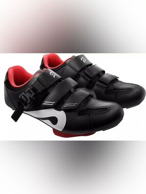 Peloton Cycling Shoes Women EU 41 Black Red Spin Bike Shoes Look Delta